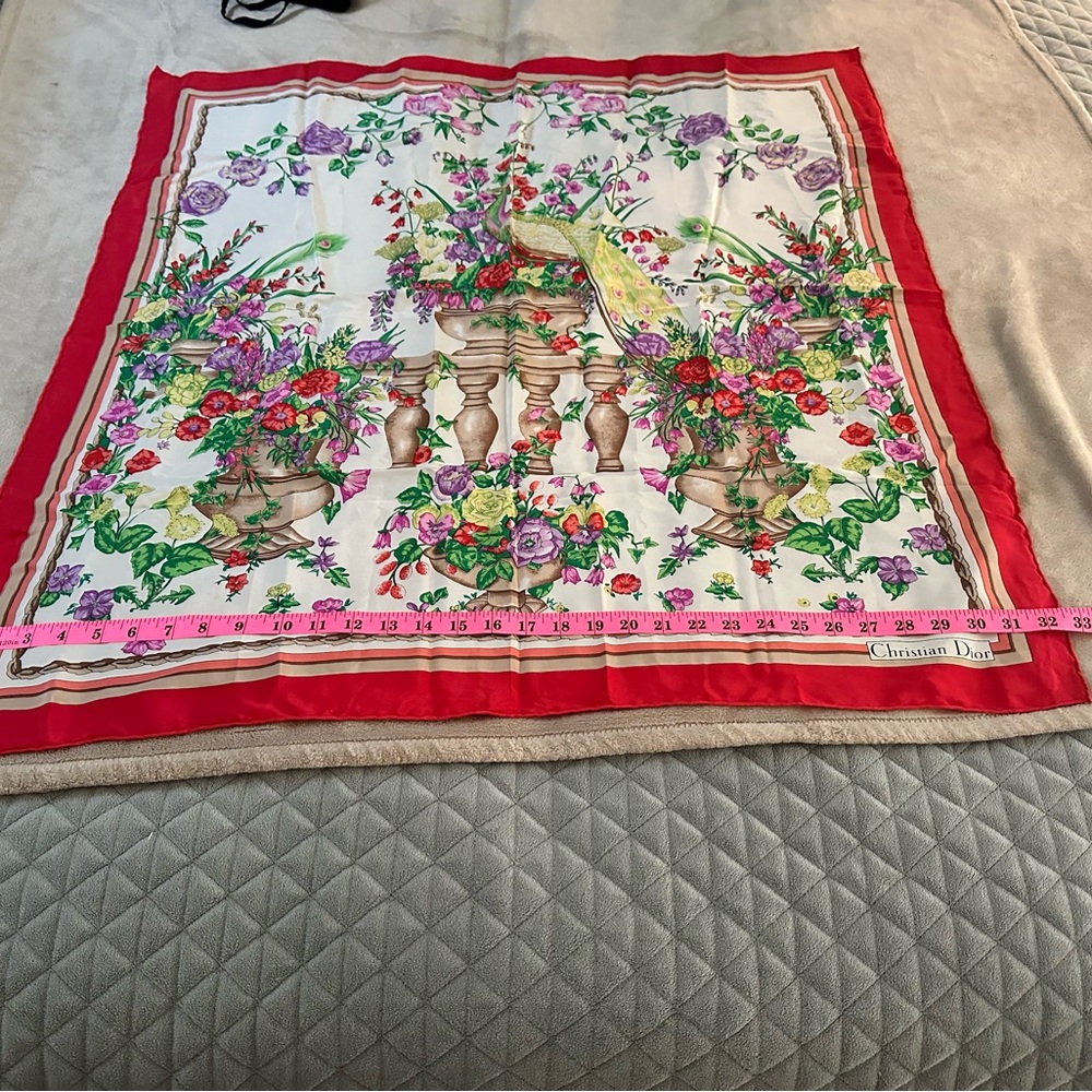 Christian Dior silk scarf - Picture 3 of 3